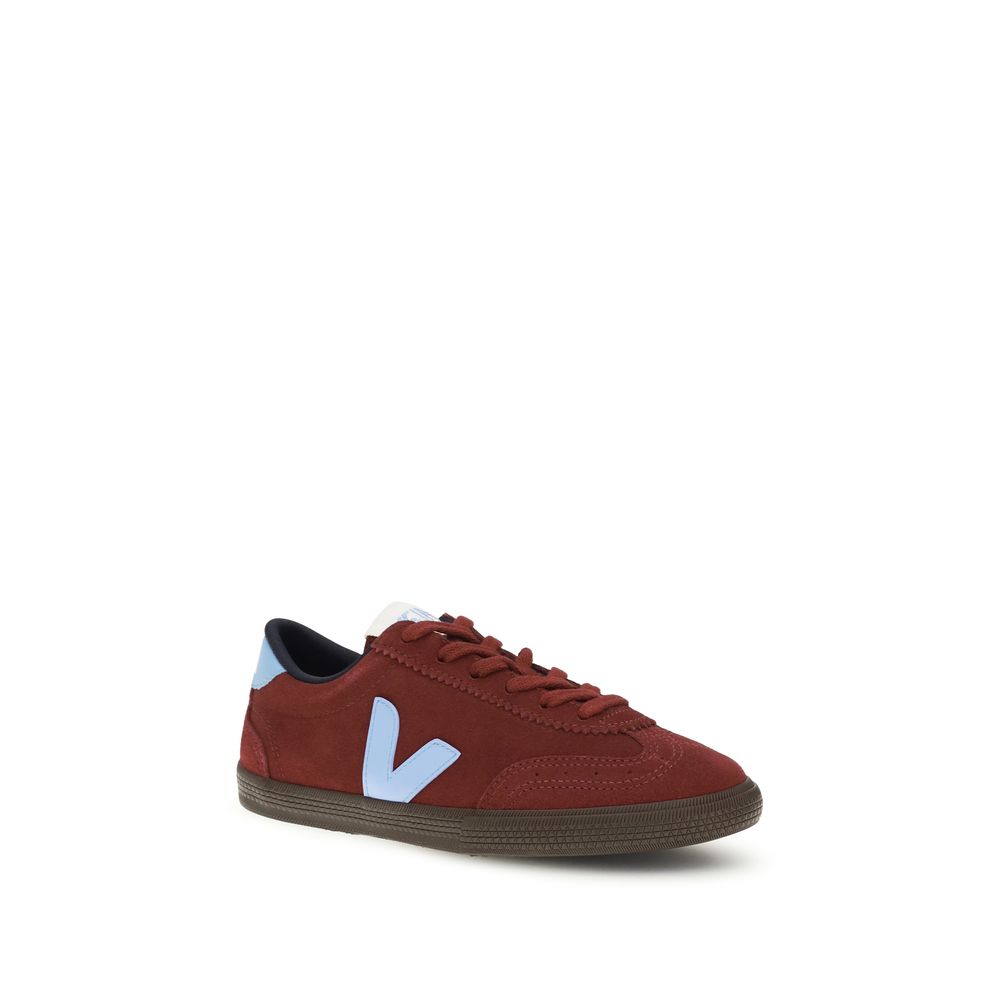Bordeaux Calf Leather Bos Taurus Athletic Sneakers
