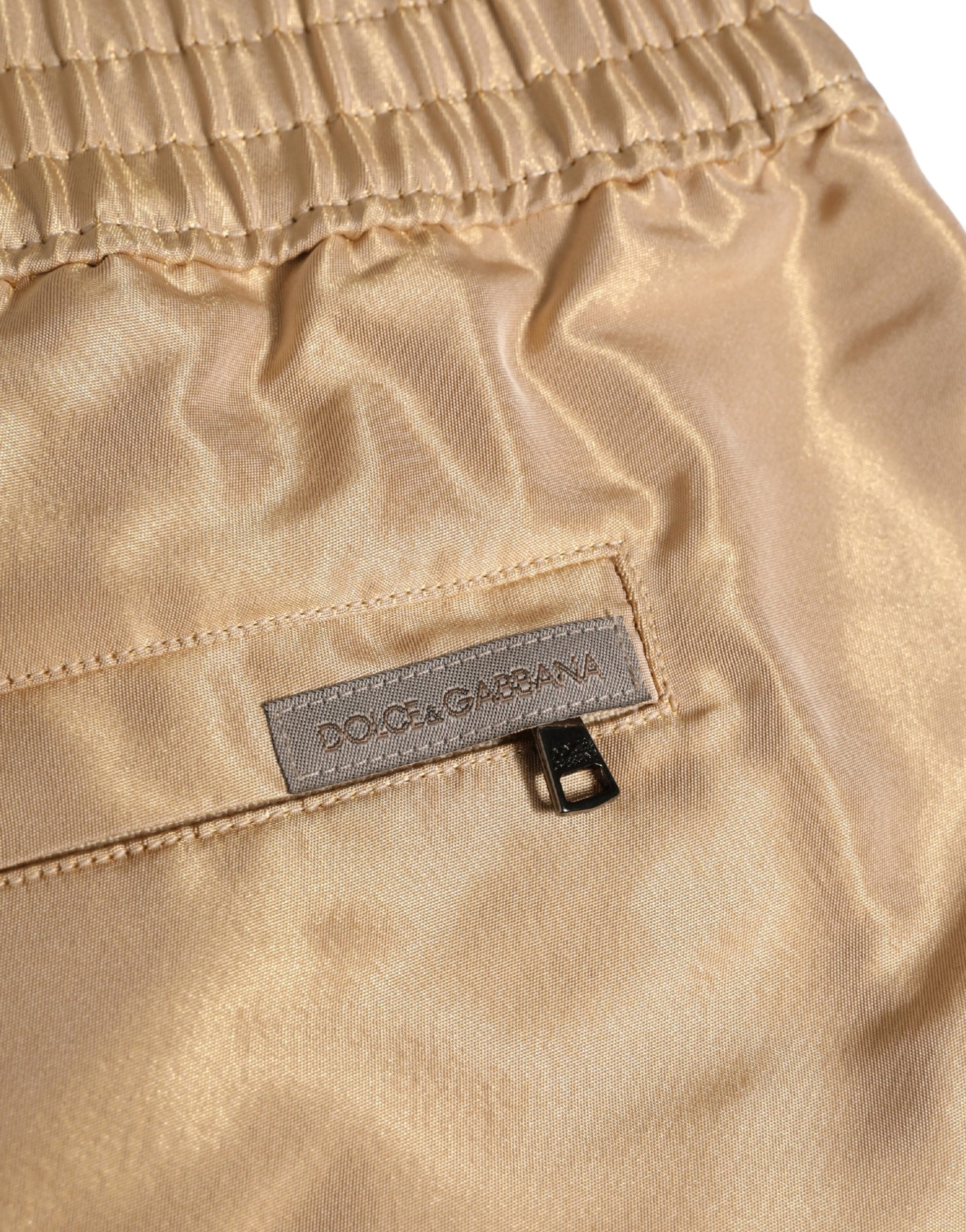 Beige Polyester Men Boxer Shorts Underwear