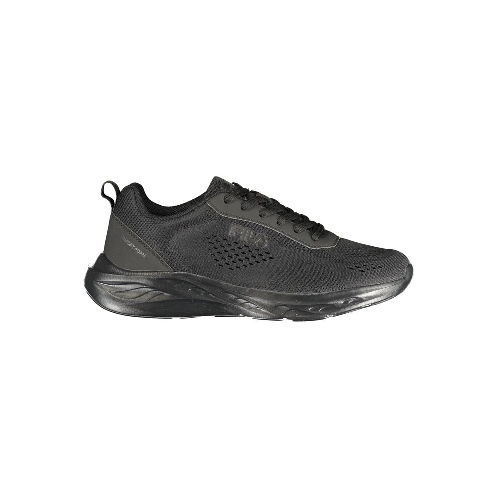 Nero Polyurethane Men Sneaker