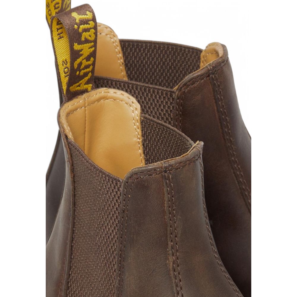 Brown Leather Ankle Boots