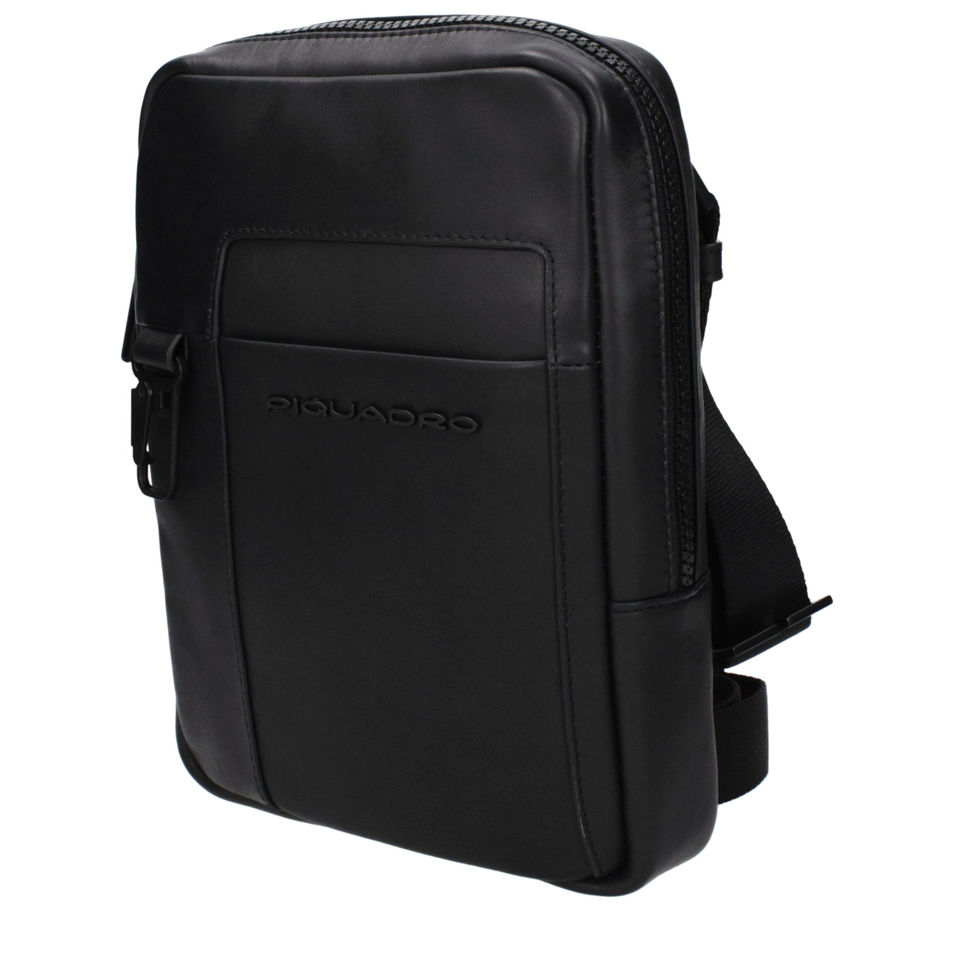 Black Leather Crossbody Bag