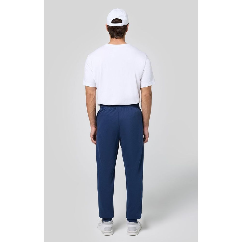 Blue Cotton Joggers (Workout Pants)