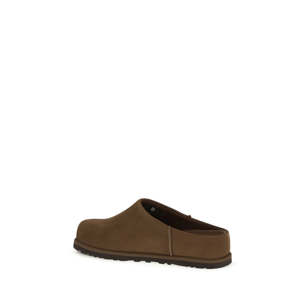 Brown Calf Leather Bos Taurus Clogs