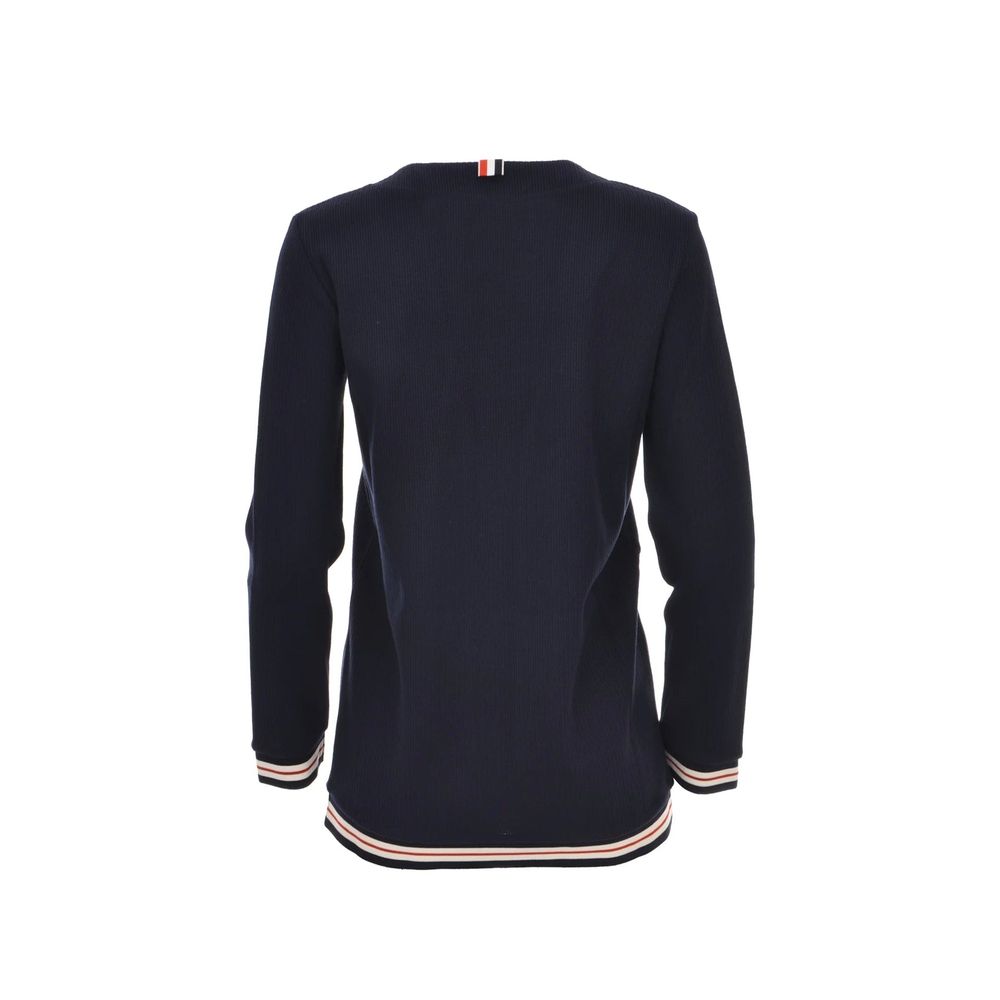 Blue Cotton Cardigan