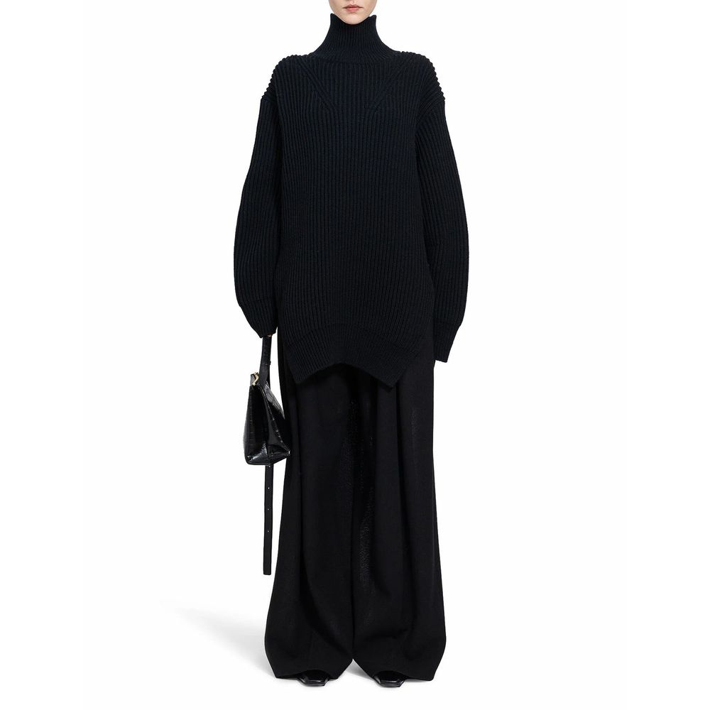 Black Wool Turtleneck