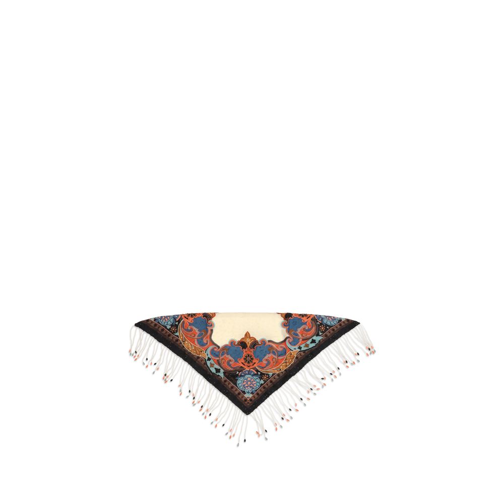 Multicolor Silk Scarf