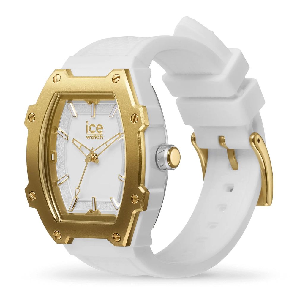 White Synthetic Dress Watch