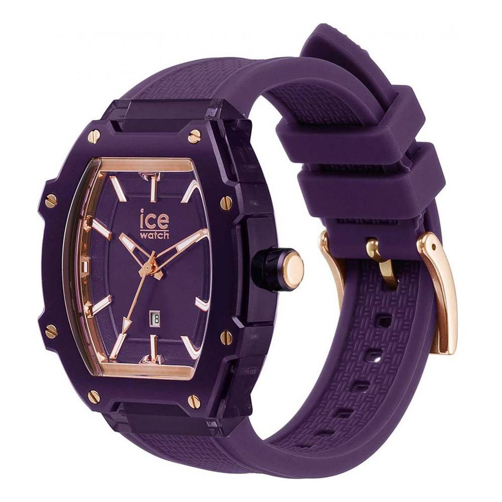 Purple Synthetic Dress Watch
