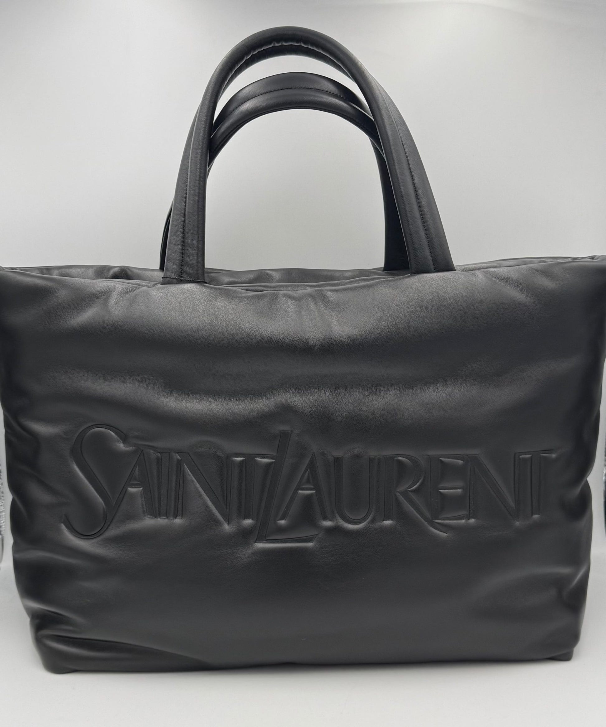 SAINT LAURENT Shopping Bag Large in Lambskin