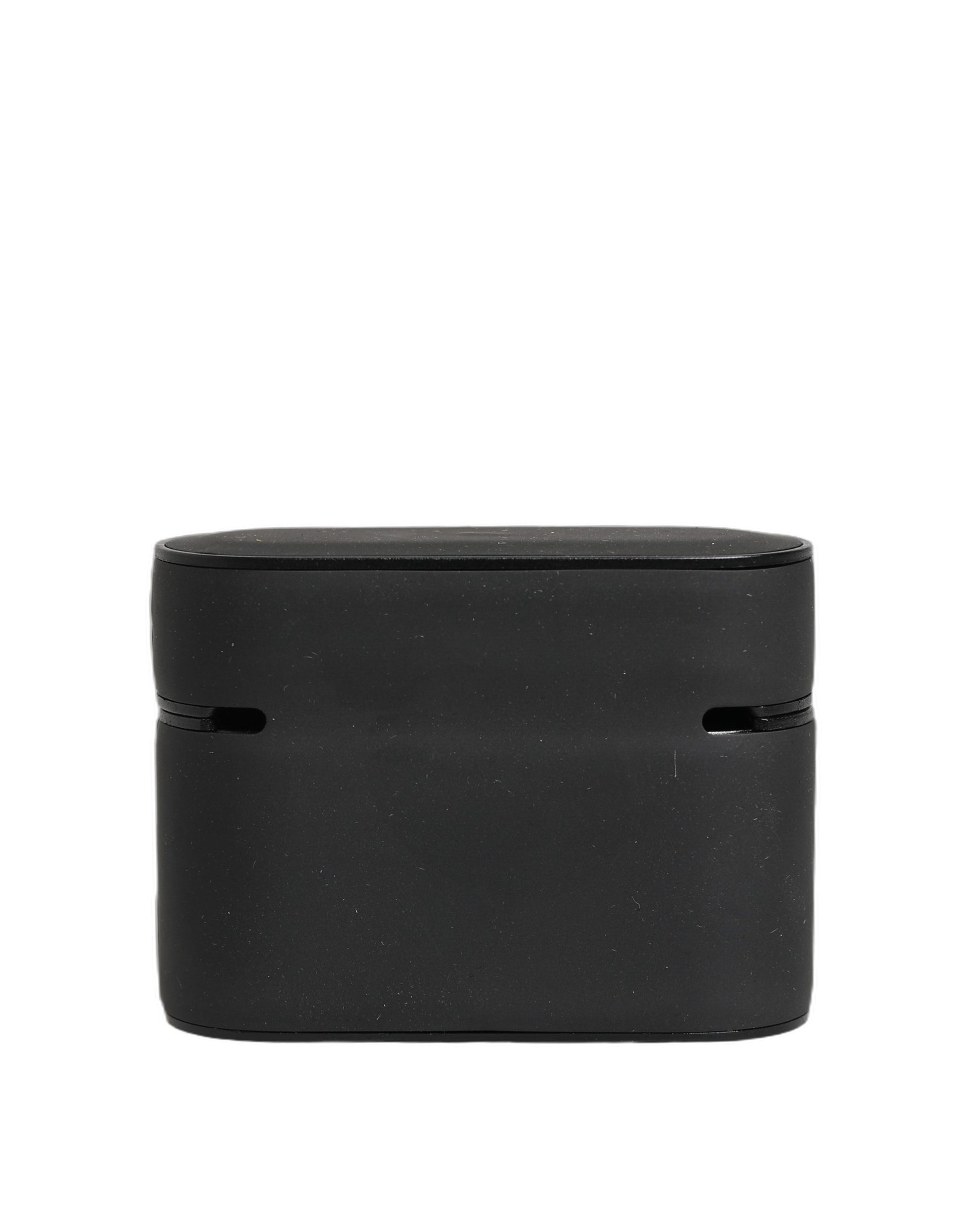 Case Black PVC Embossed Logo Flip Holder Women Airpods