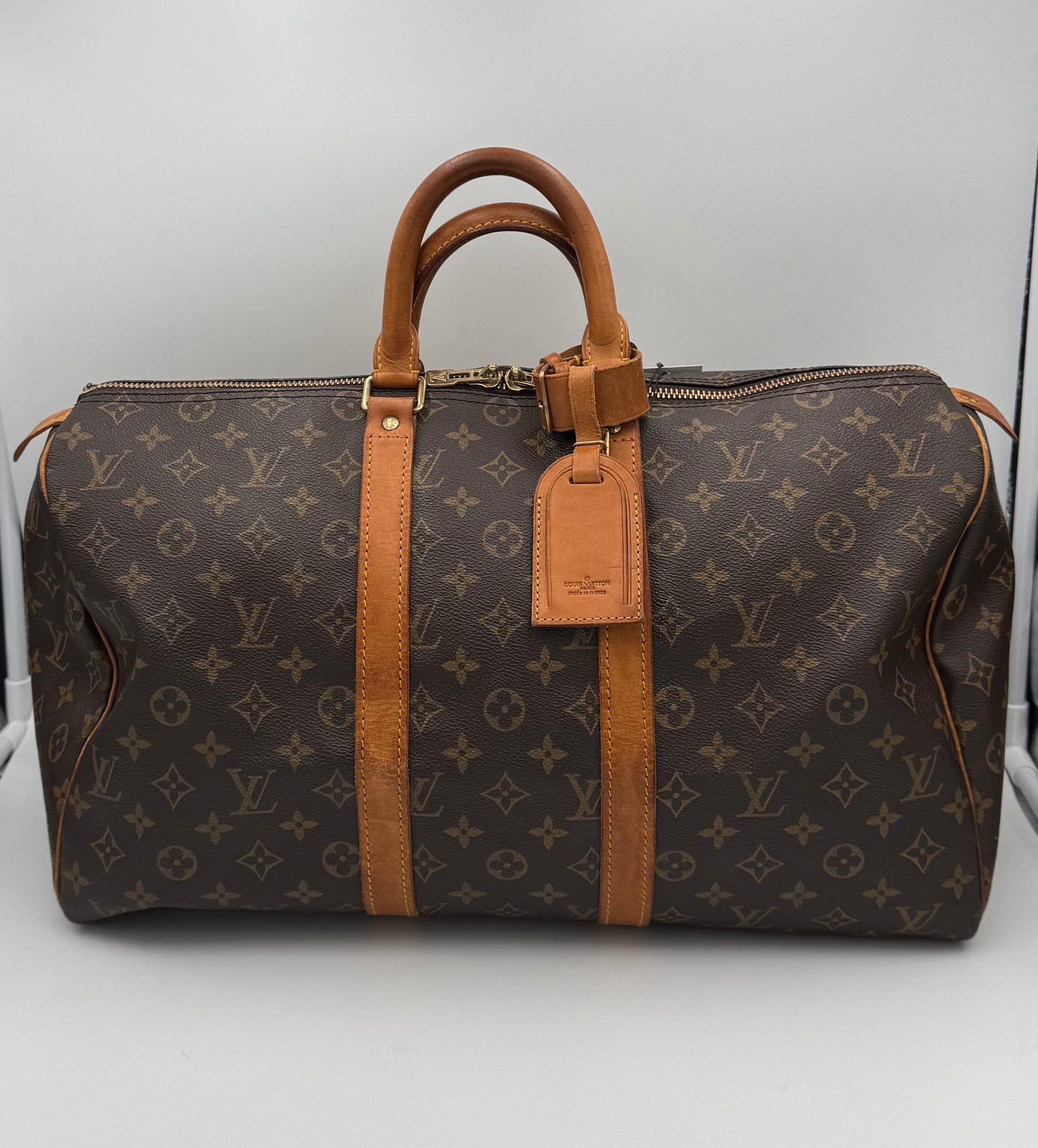 LOUIS VUITTON KEEPALL 45 Monogram Handbag