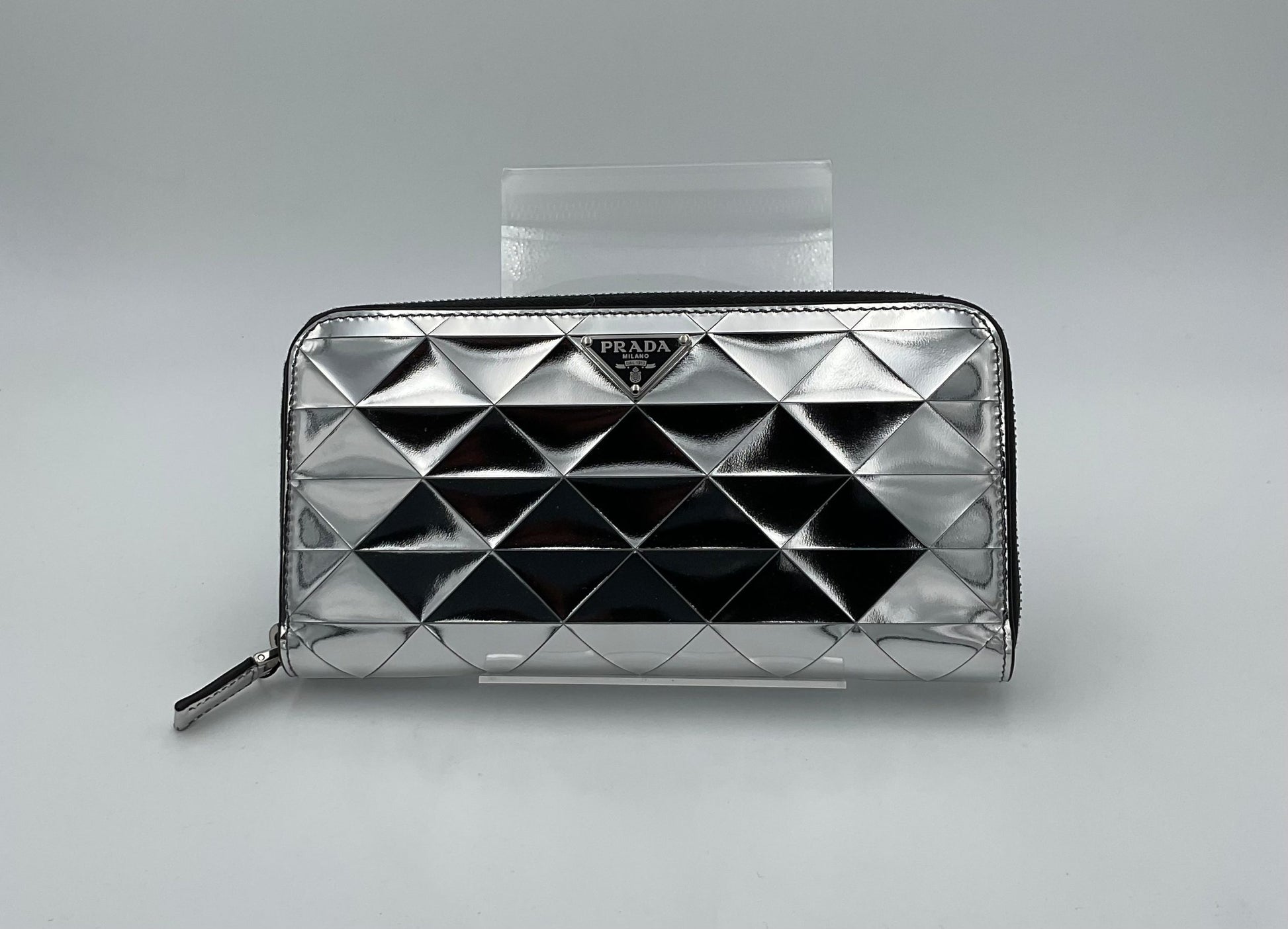 PRADA Laminated Leather Wallet