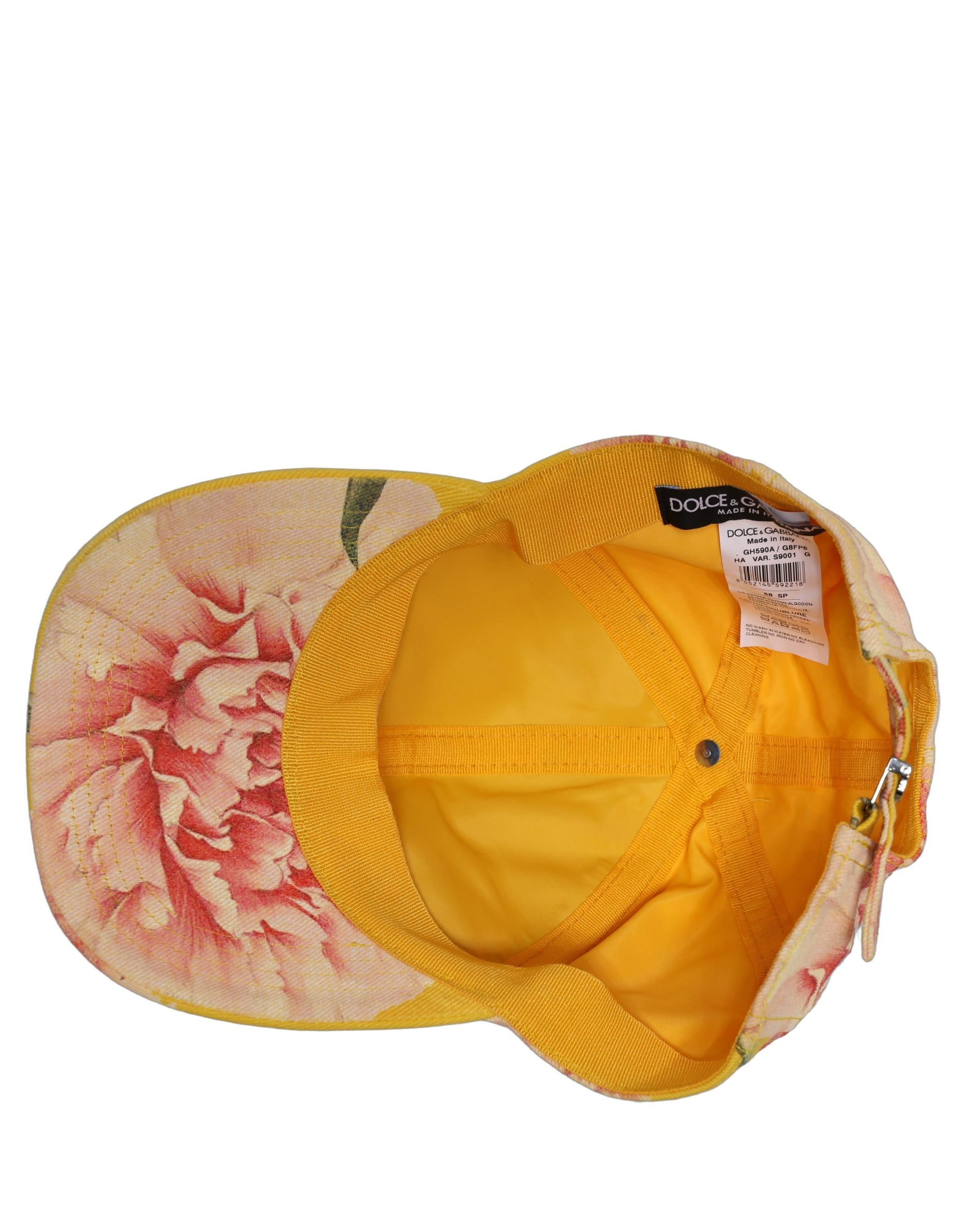 Men Multicolor Cotton Floral Baseball Capello Hat