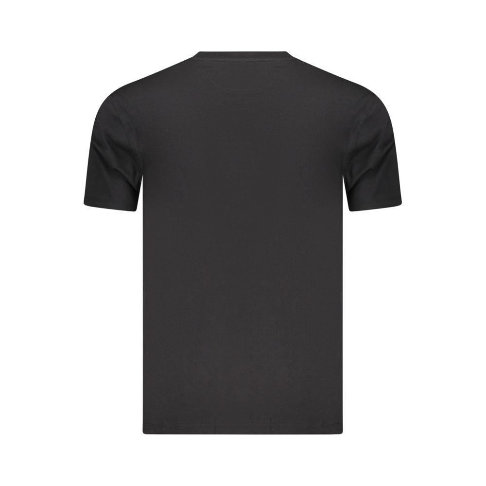 Black Cotton Men's T-Shirt