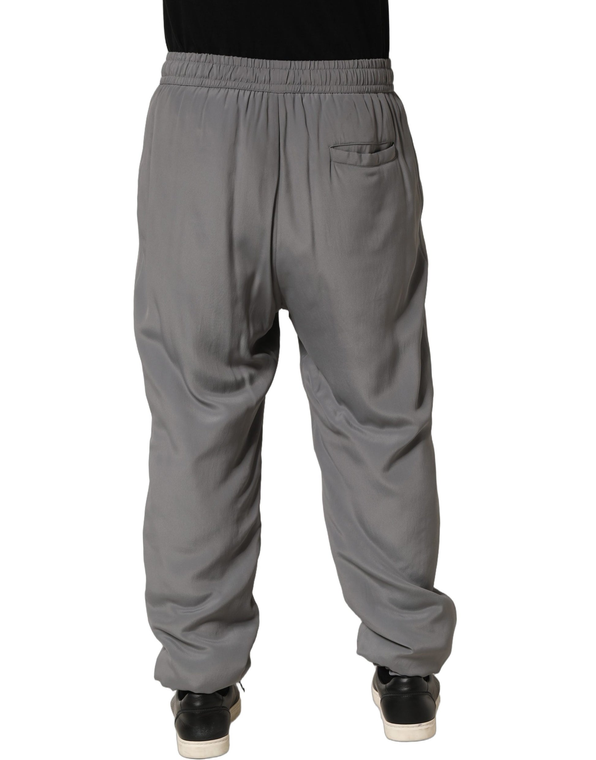 Gray Cotton Jogger Sweatpants Trouser Pants