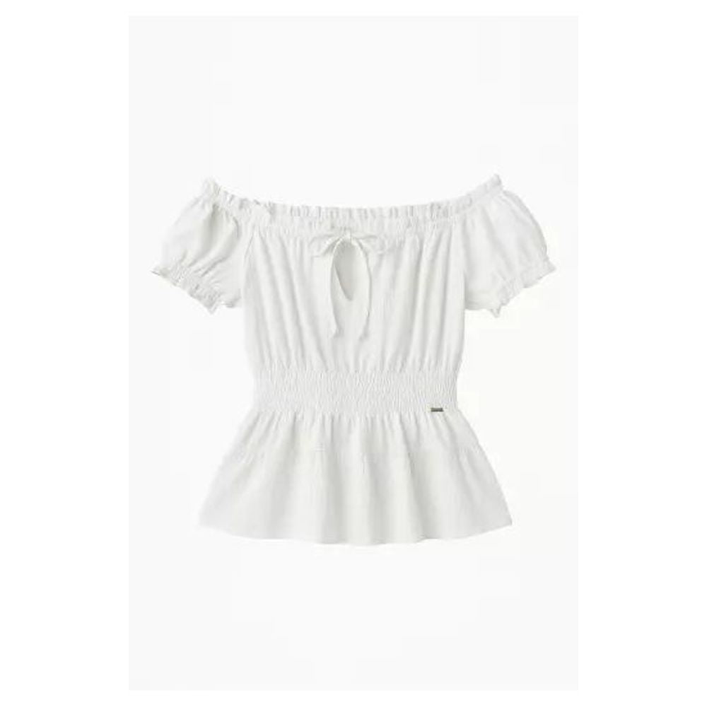White Polyester Blouse