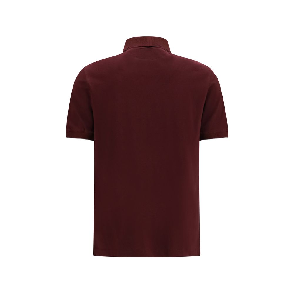 Bordeaux Cotton Polo Shirt