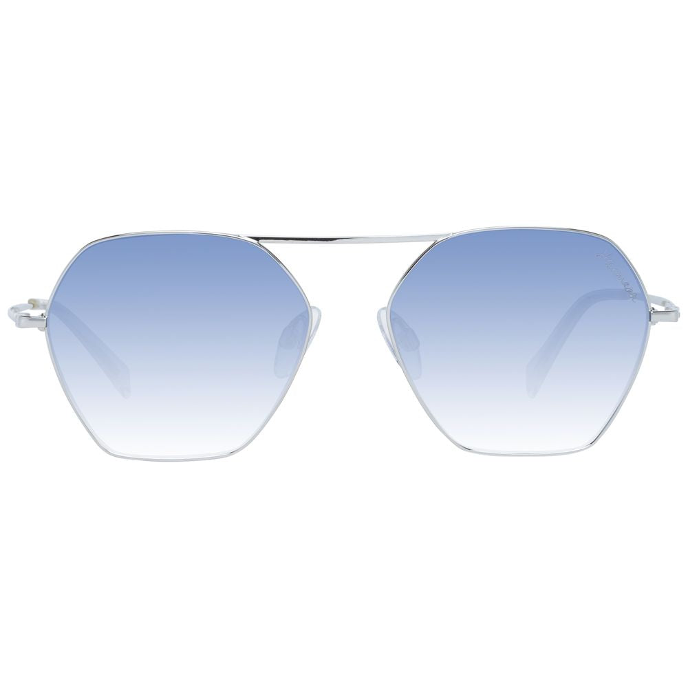 Gray Metal Sunglasses