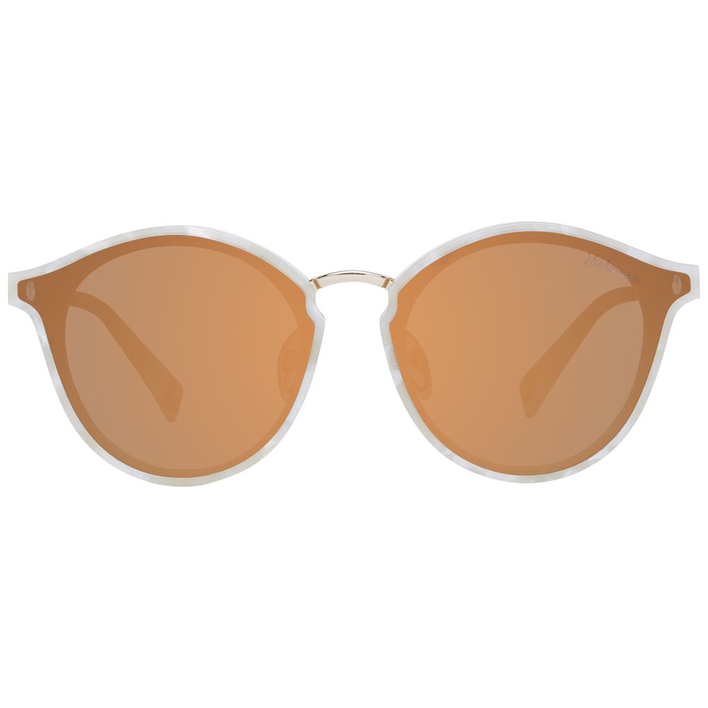 Beige Plastic Sunglasses