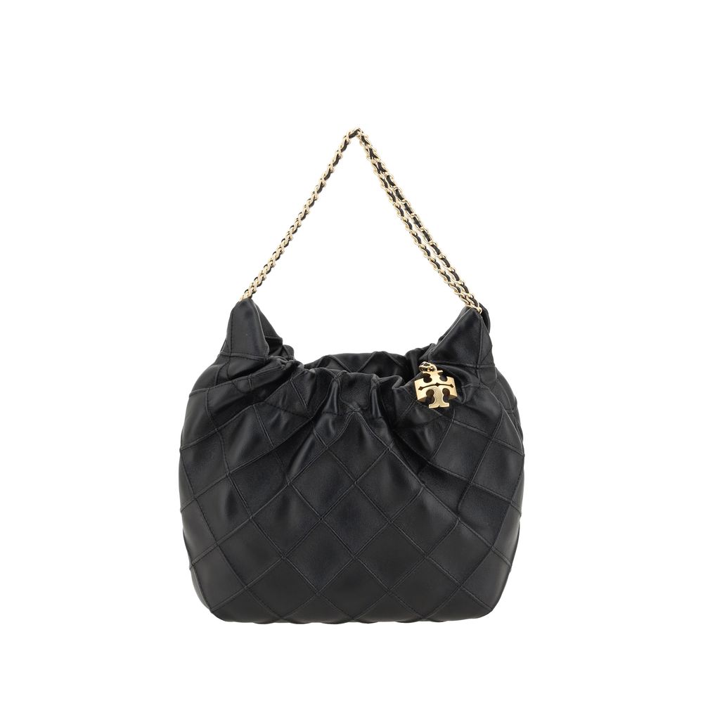 Black Calf Leather Bos Taurus Shoulder Bag
