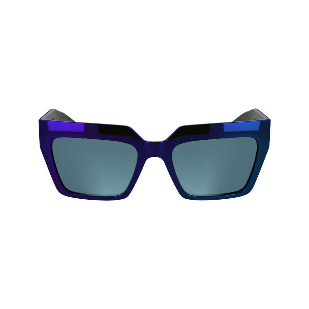 Blue Injected Sunglasses