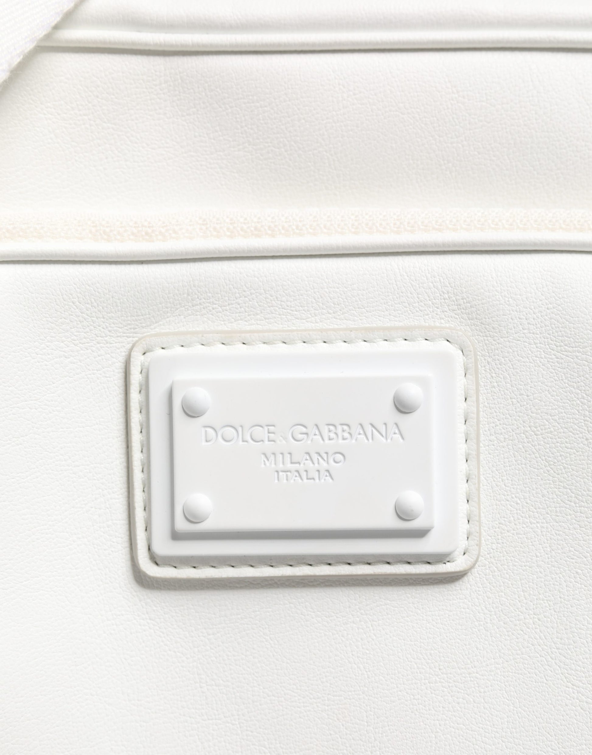 White Logo Plaque Crossbody Shoulder Borse Men Bag