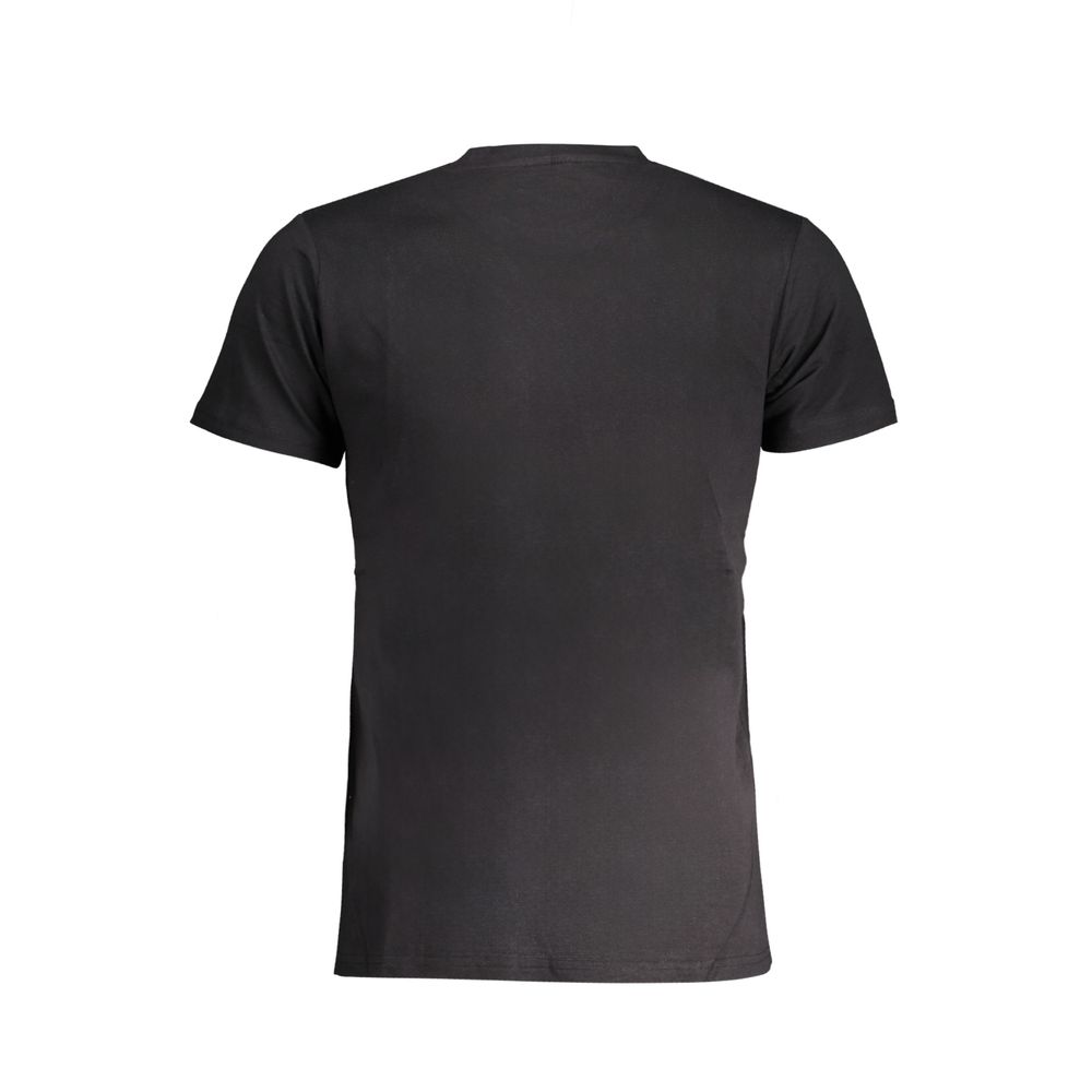 Black Cotton Mens T-Shirt