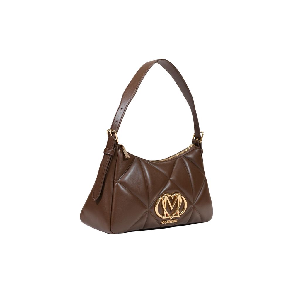 Brown Polyethylene Handbag
