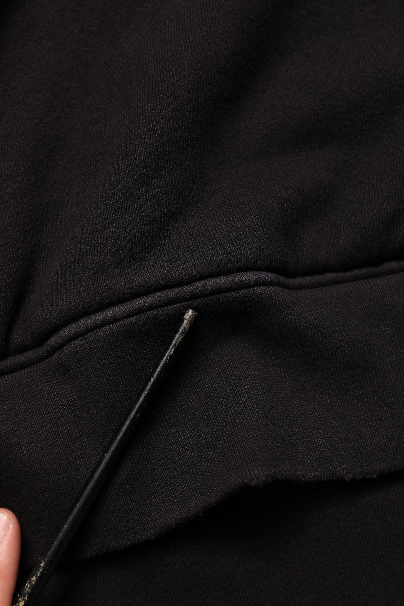 Black Cotton DGVIB3 Hooded Sweatshirt Sweater