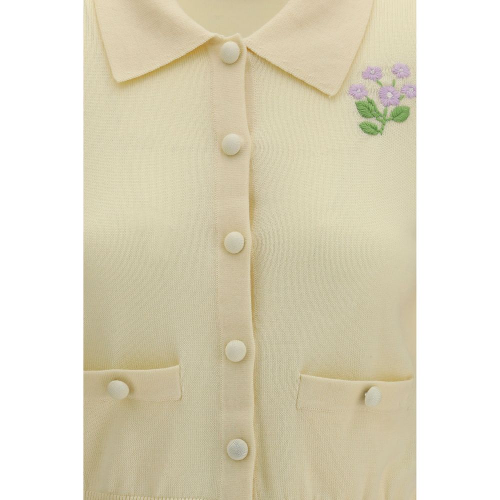 Bicolor Wool Oves Aries Cardigan