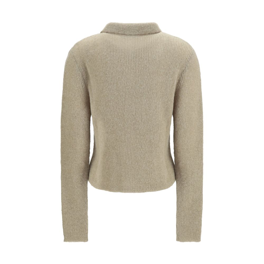 Beige Alpaca Vicugna Pacos Polo Shirt