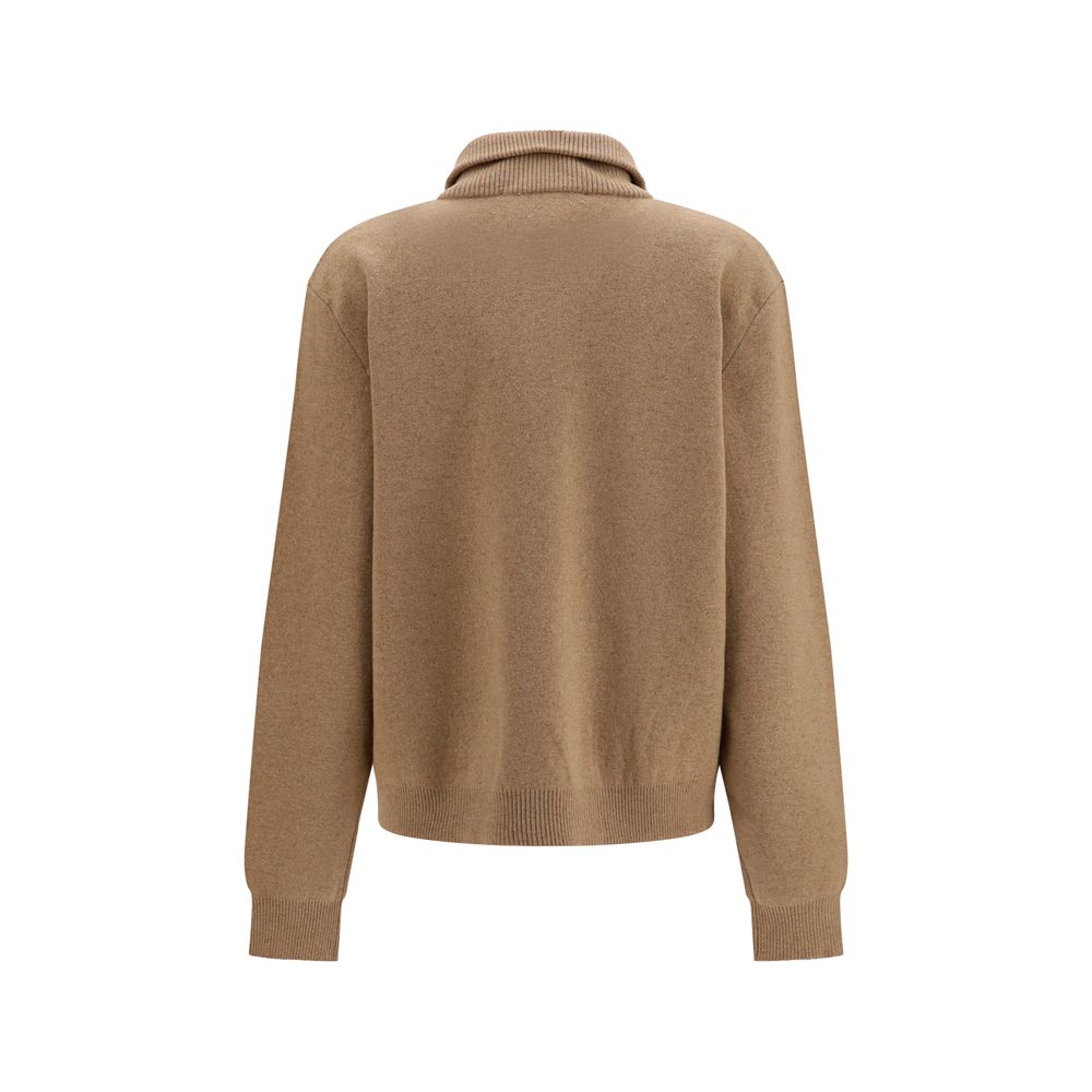 Beige Wool Oves Aries Polo Shirt
