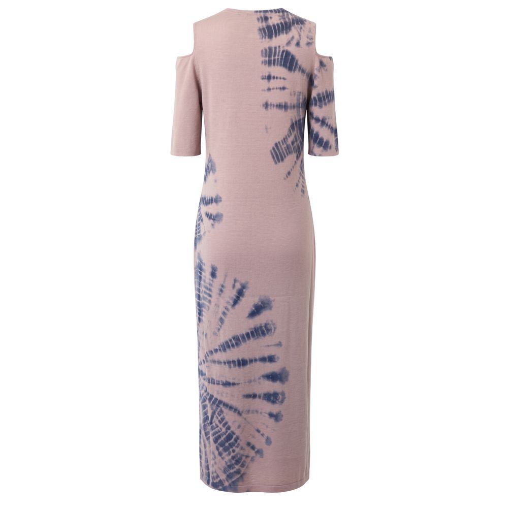 Purple Cotton Women Dress
