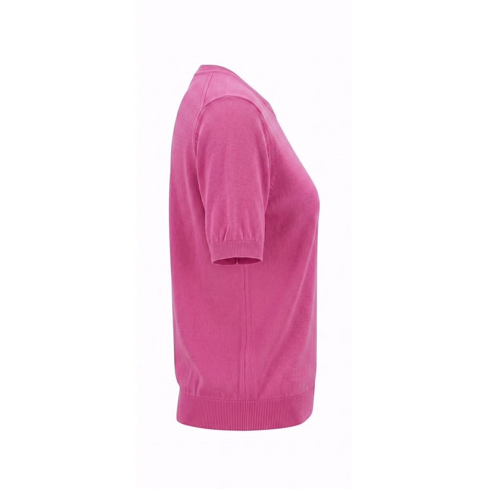 Pink Cotton Women Sweater