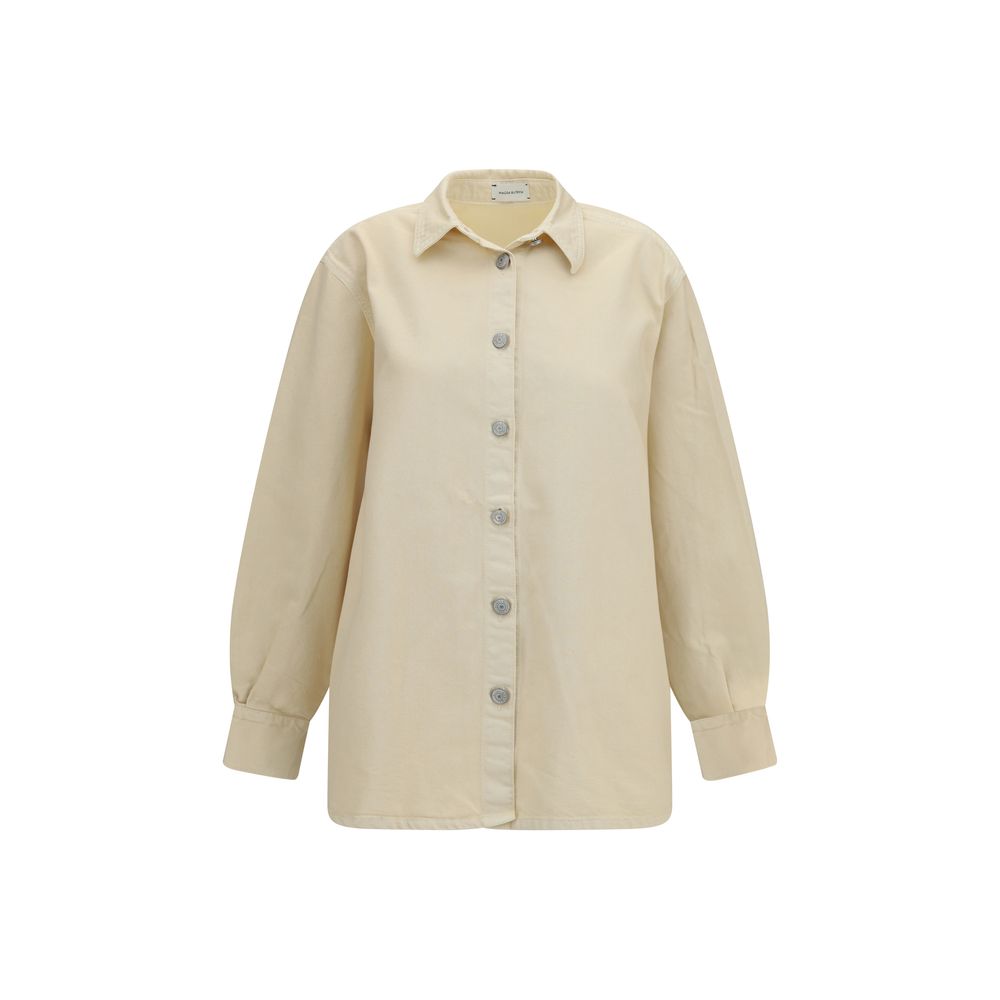Beige Denim Shirt