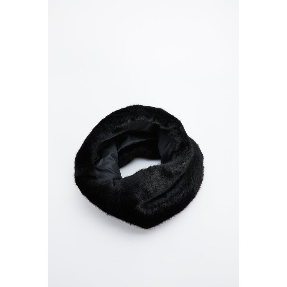Black Modacrylic Scarf