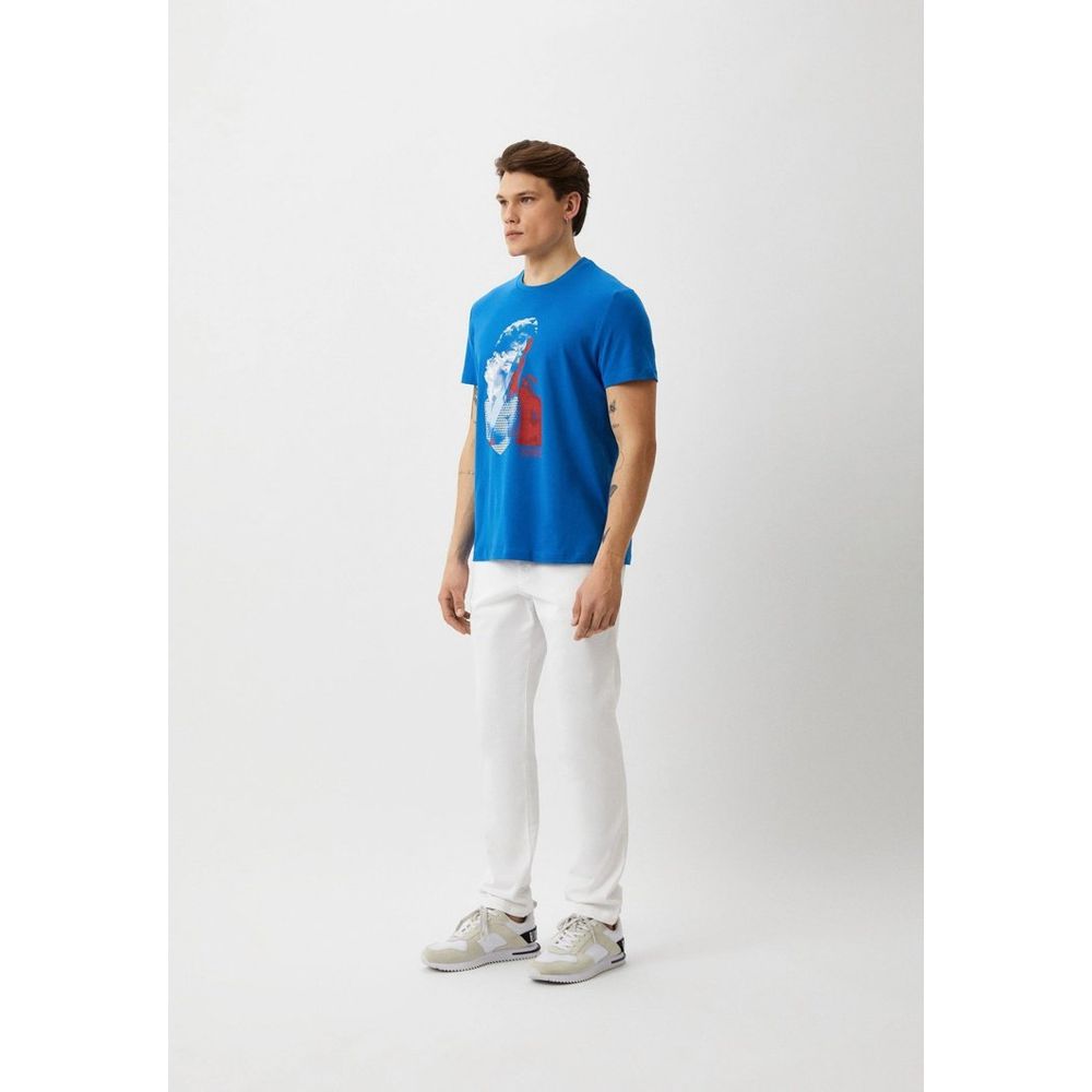 Light Blue Cotton T-Shirt