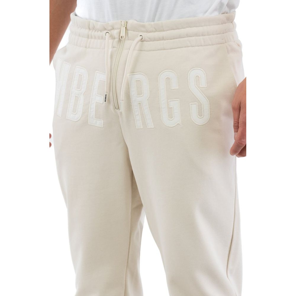 Beige Cotton Joggers (Workout Pants)