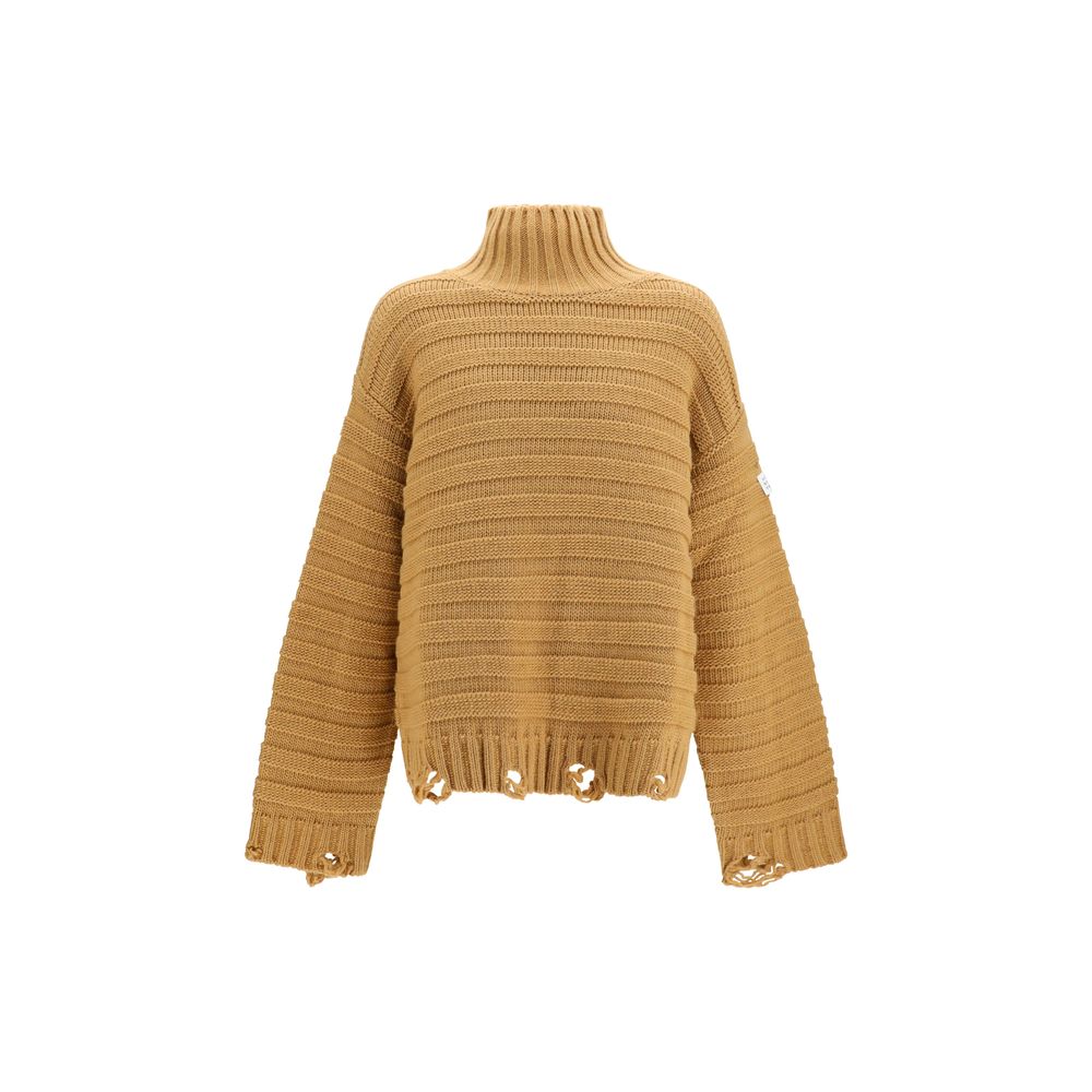 Beige Wool Oves Aries Turtleneck