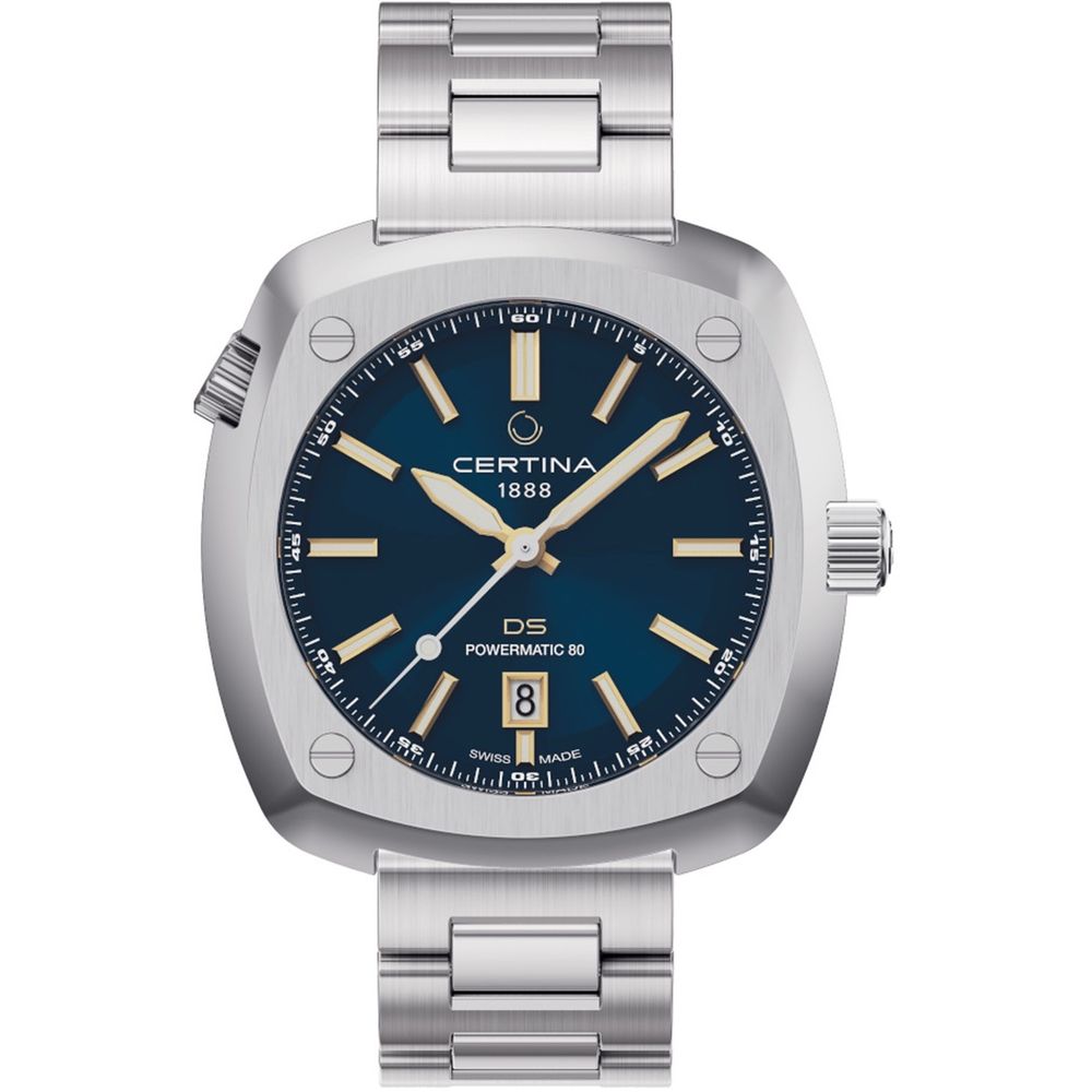 Gray Stainless Steel Bracelet Watch