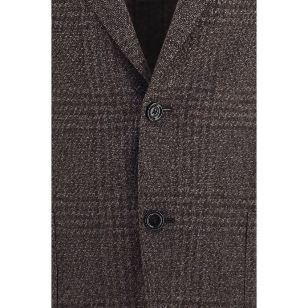 Brown Wool Oves Aries Blazer