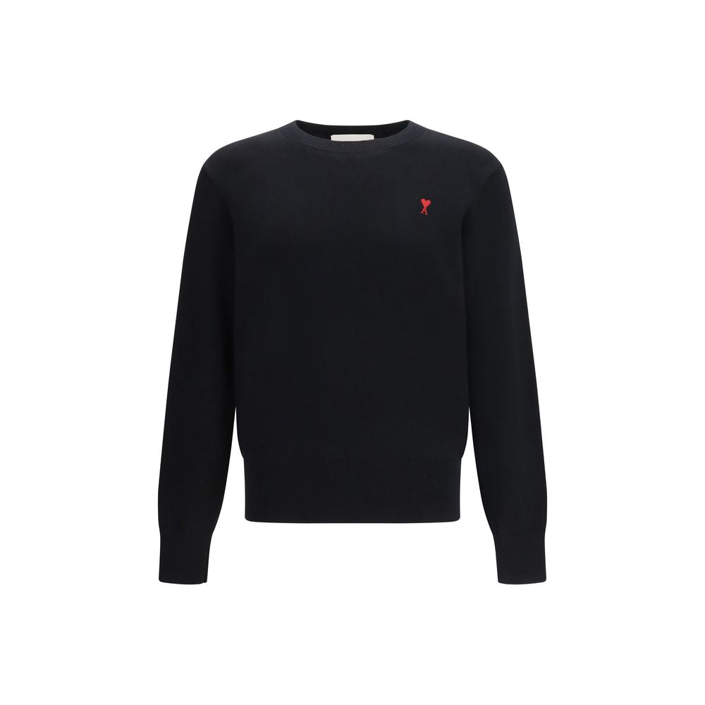 Black Cotton Sweatshirt