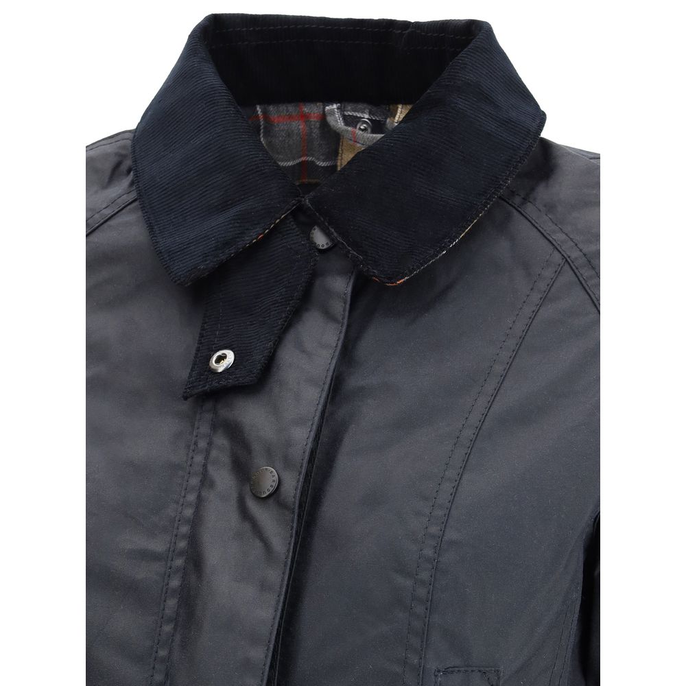 Blue Cotton Shell Jacket