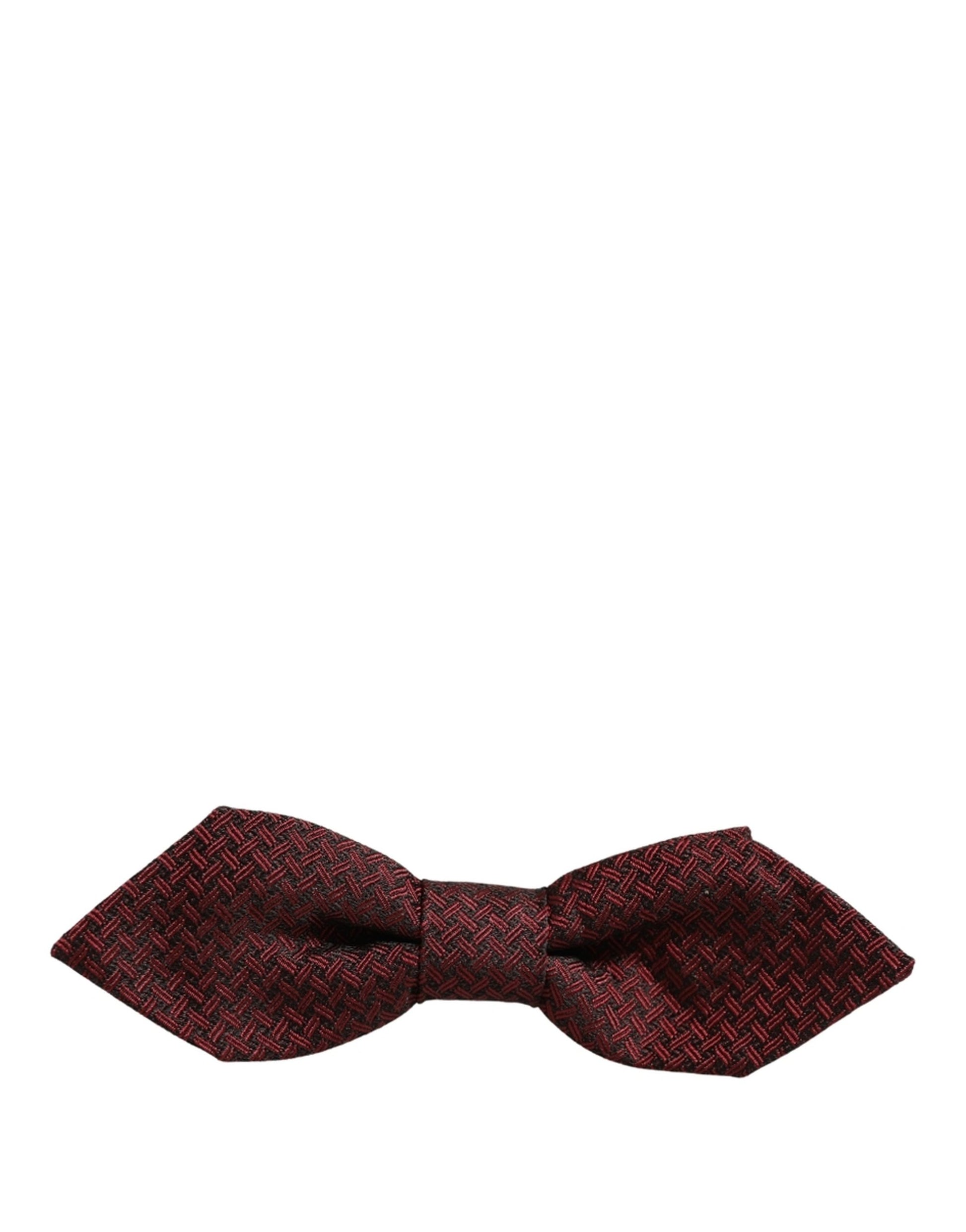 Men Red Silk Fantasy Adjustable Neck Papillon Bow Tie