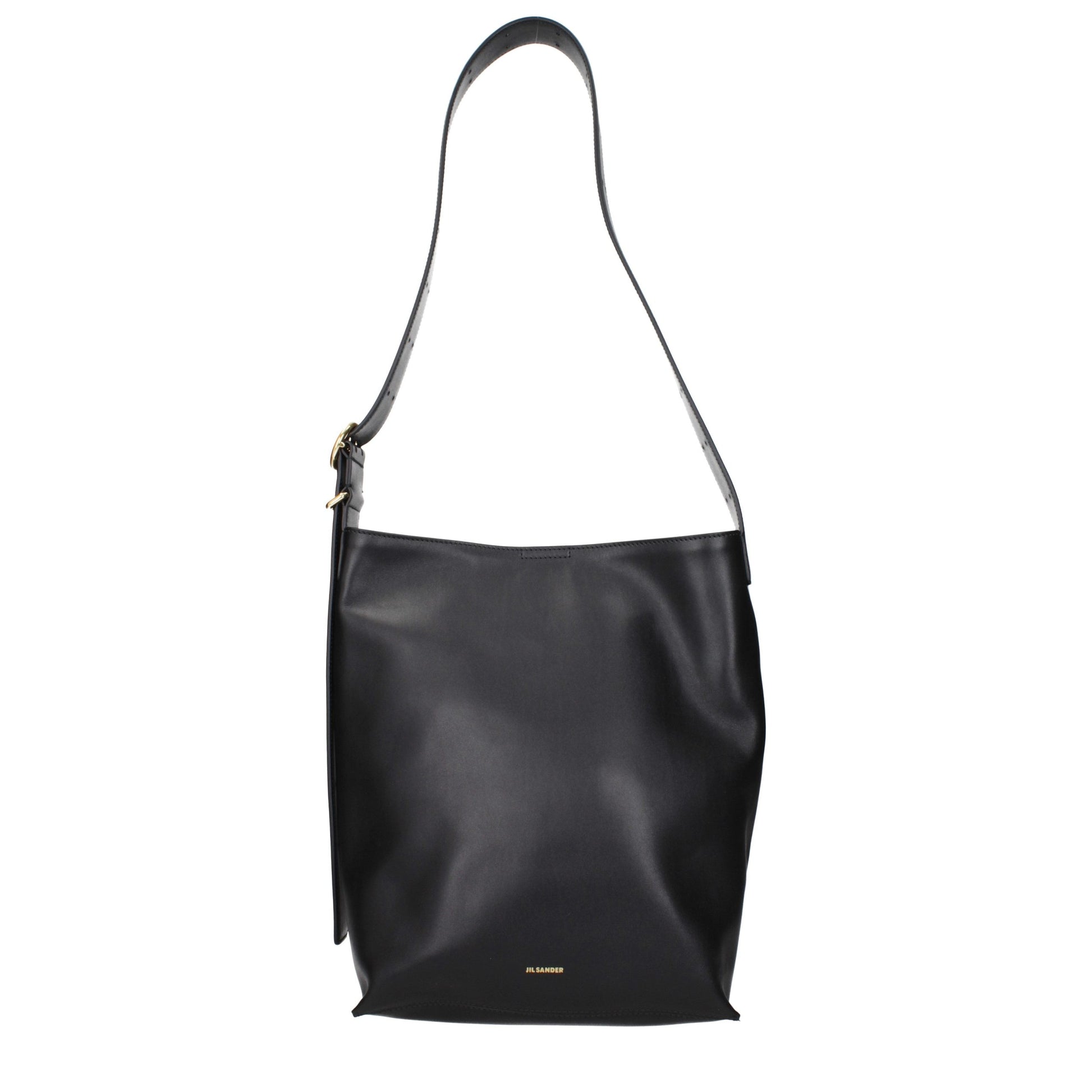 Black Leather Crossbody Bag