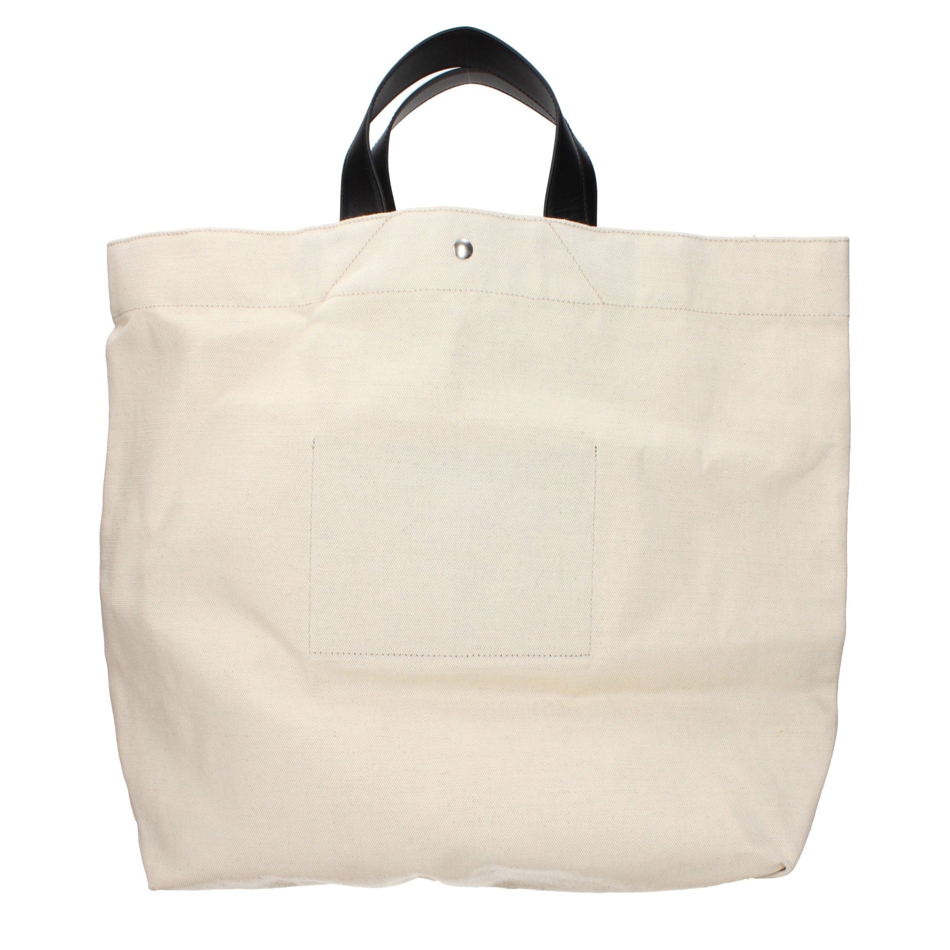 Beige Fabric Handbag