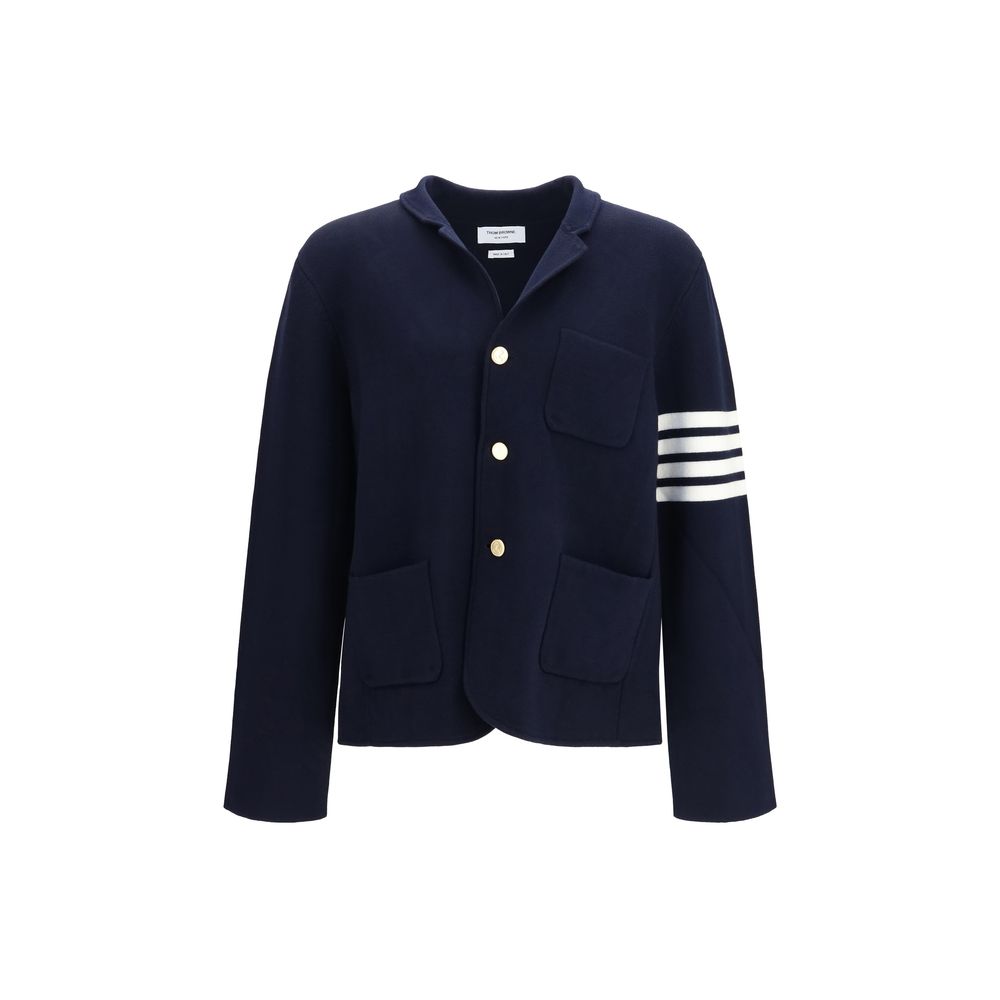 Blue Wool Oves Aries Full-Length Jacket