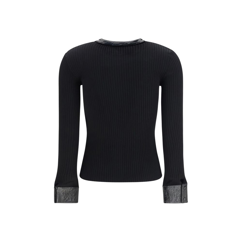 Black Viscose Cardigan