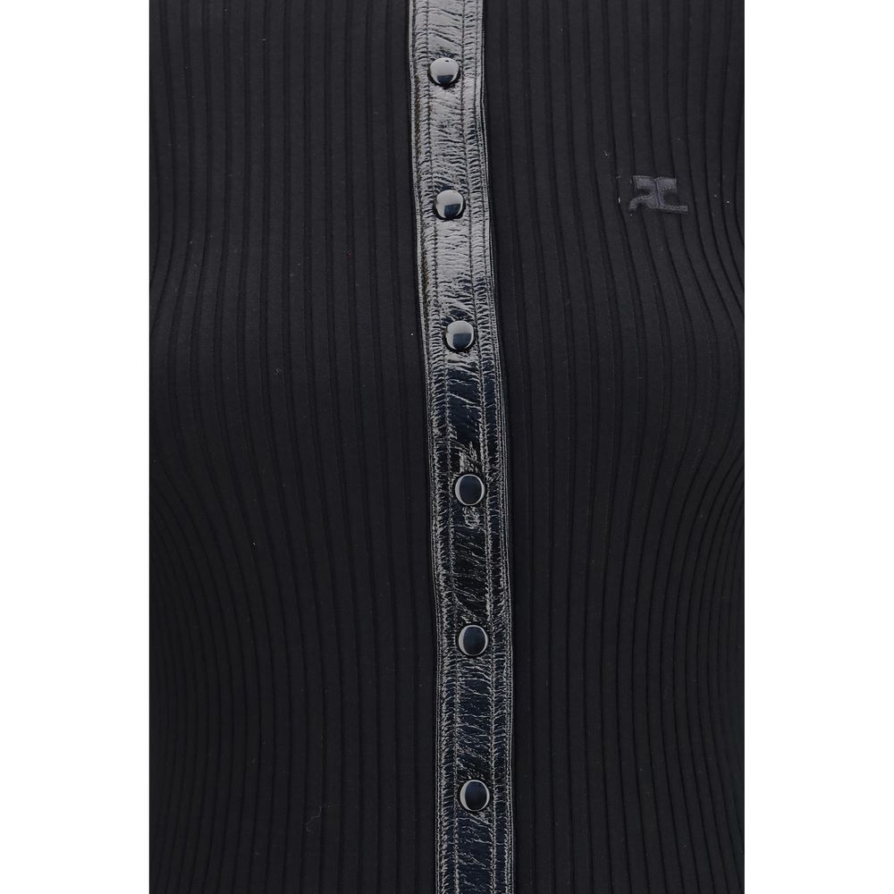 Black Viscose Cardigan