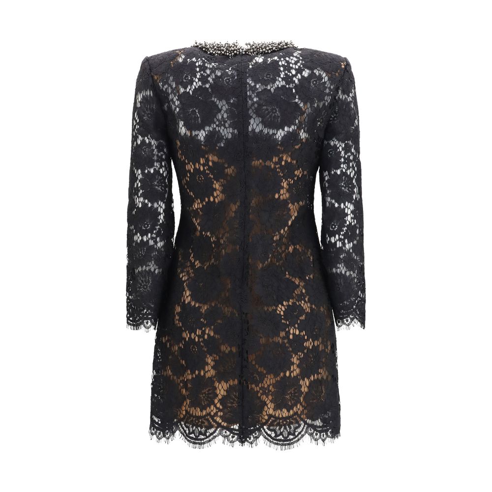 Black Polyamide Casual Dress